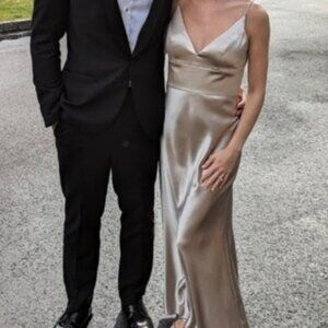 Jenny Yoo Brenna Dress in Latte